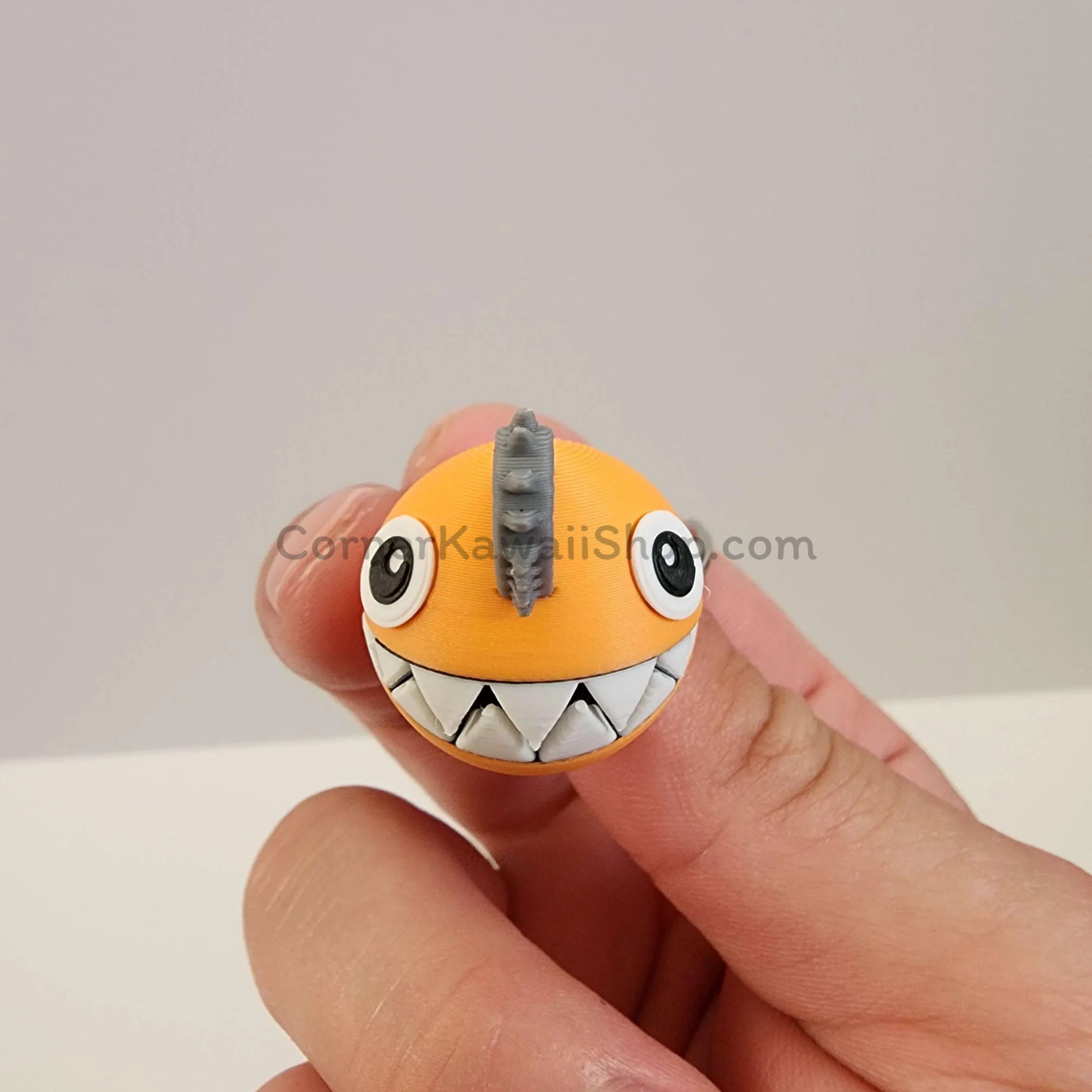 Pochita Chainsaw Man Fidget Keychain Moveable Mouth.