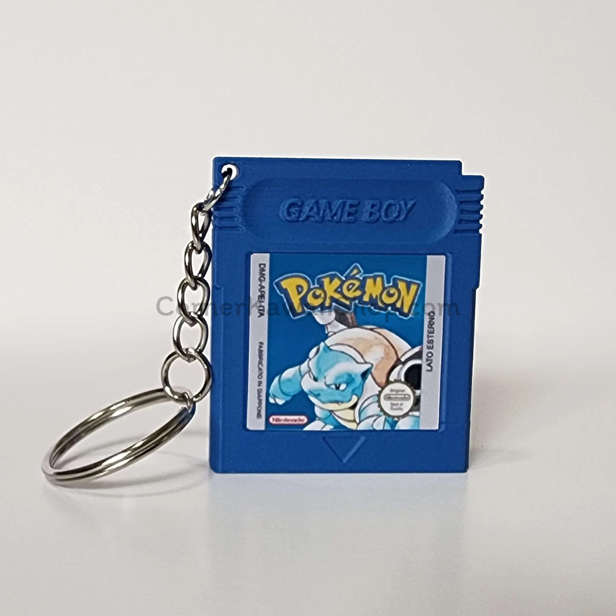 Pokémon Game Boy Color Keychain Set – Red, Blue, Yellow