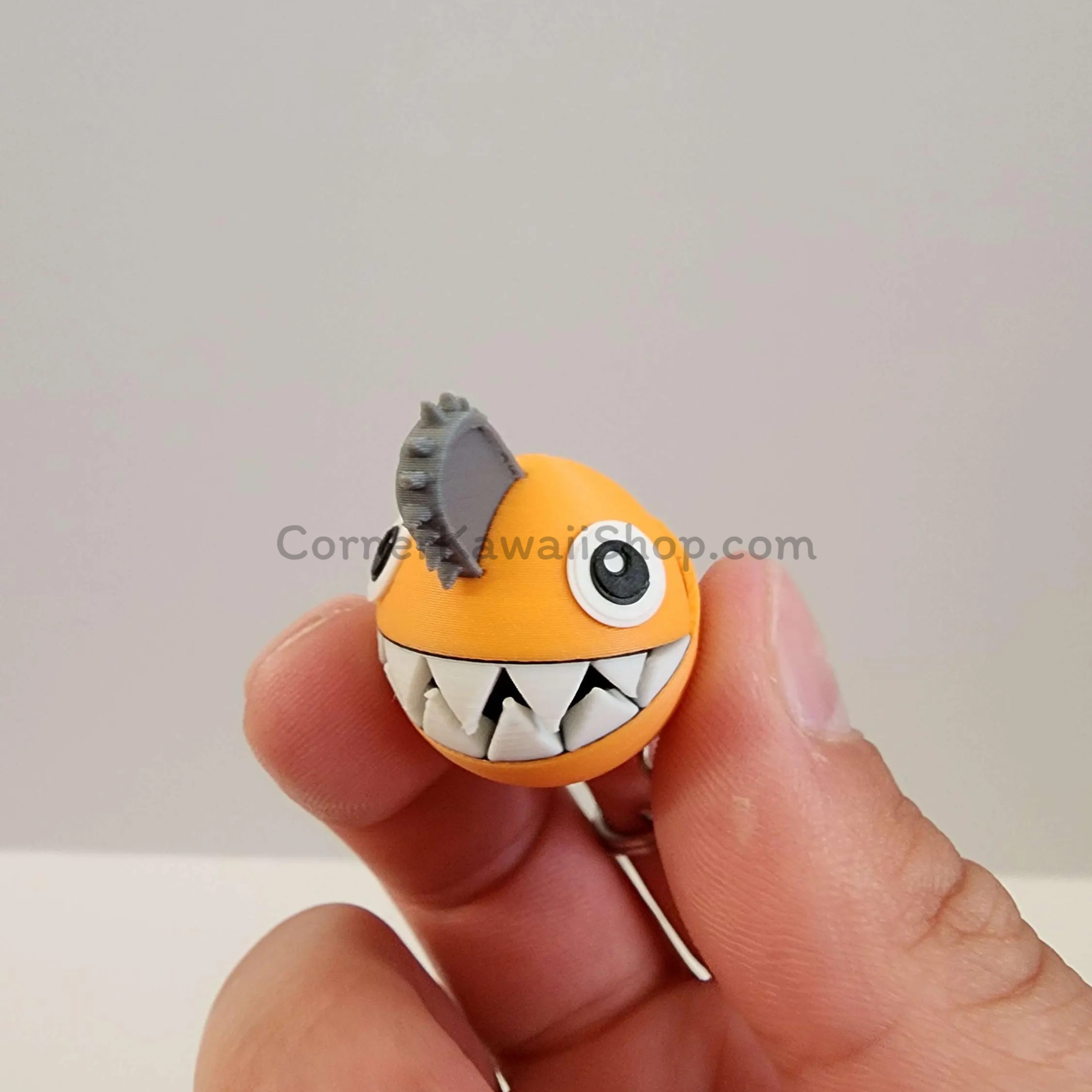 Pochita Chainsaw Man Fidget Keychain Moveable Mouth.