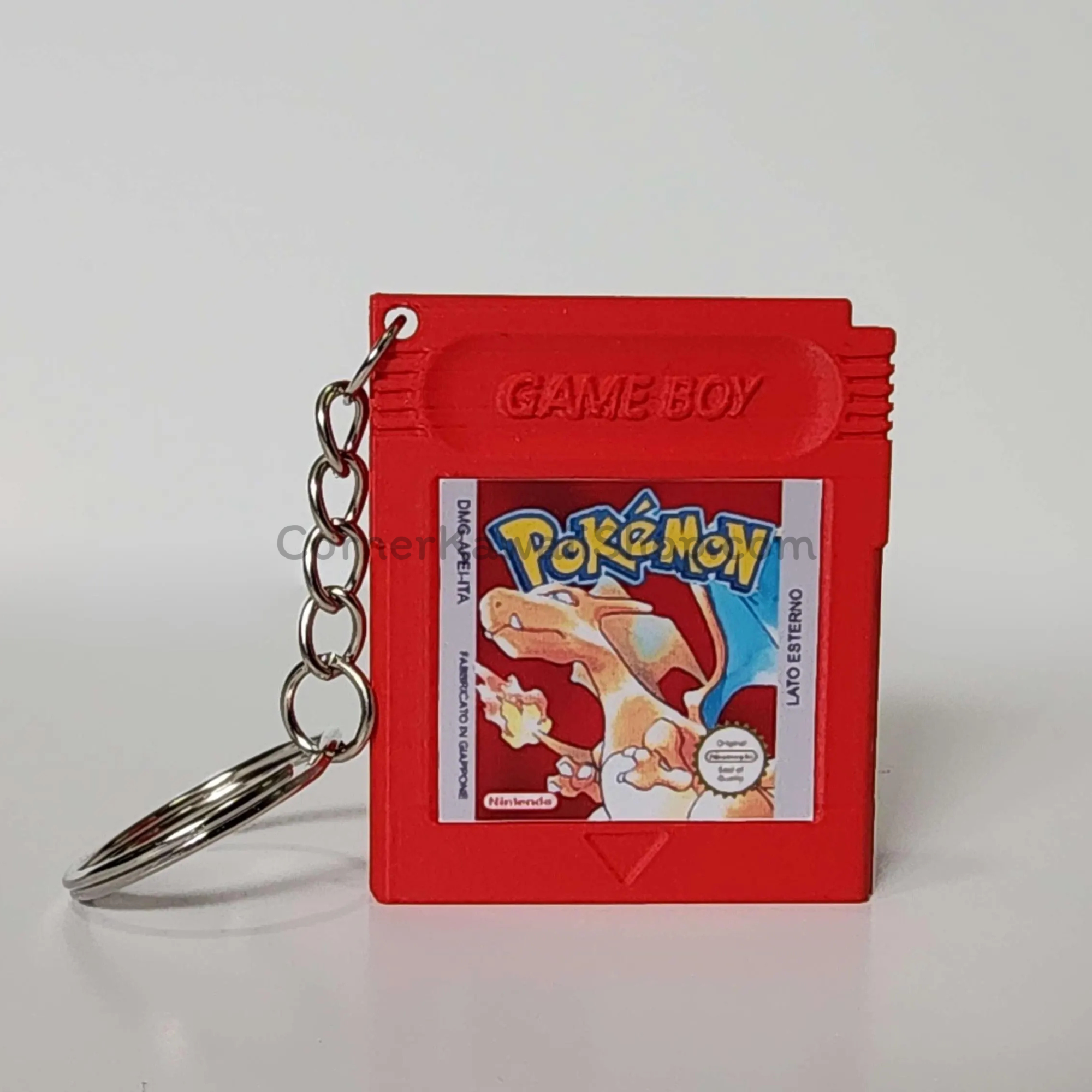 Pokémon Game Boy Color Keychain Set – Red, Blue, Yellow
