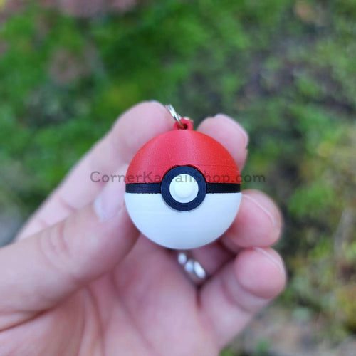 3D Poké Ball Keychain - 1 Inch