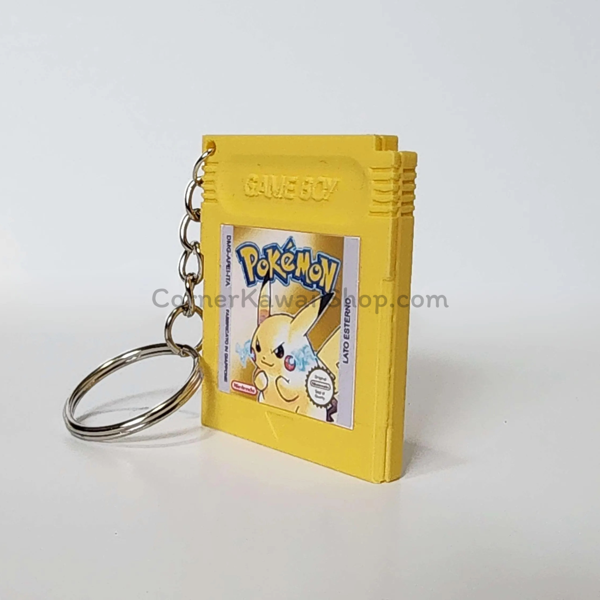 Pokémon Game Boy Color Keychain Set – Red, Blue, Yellow
