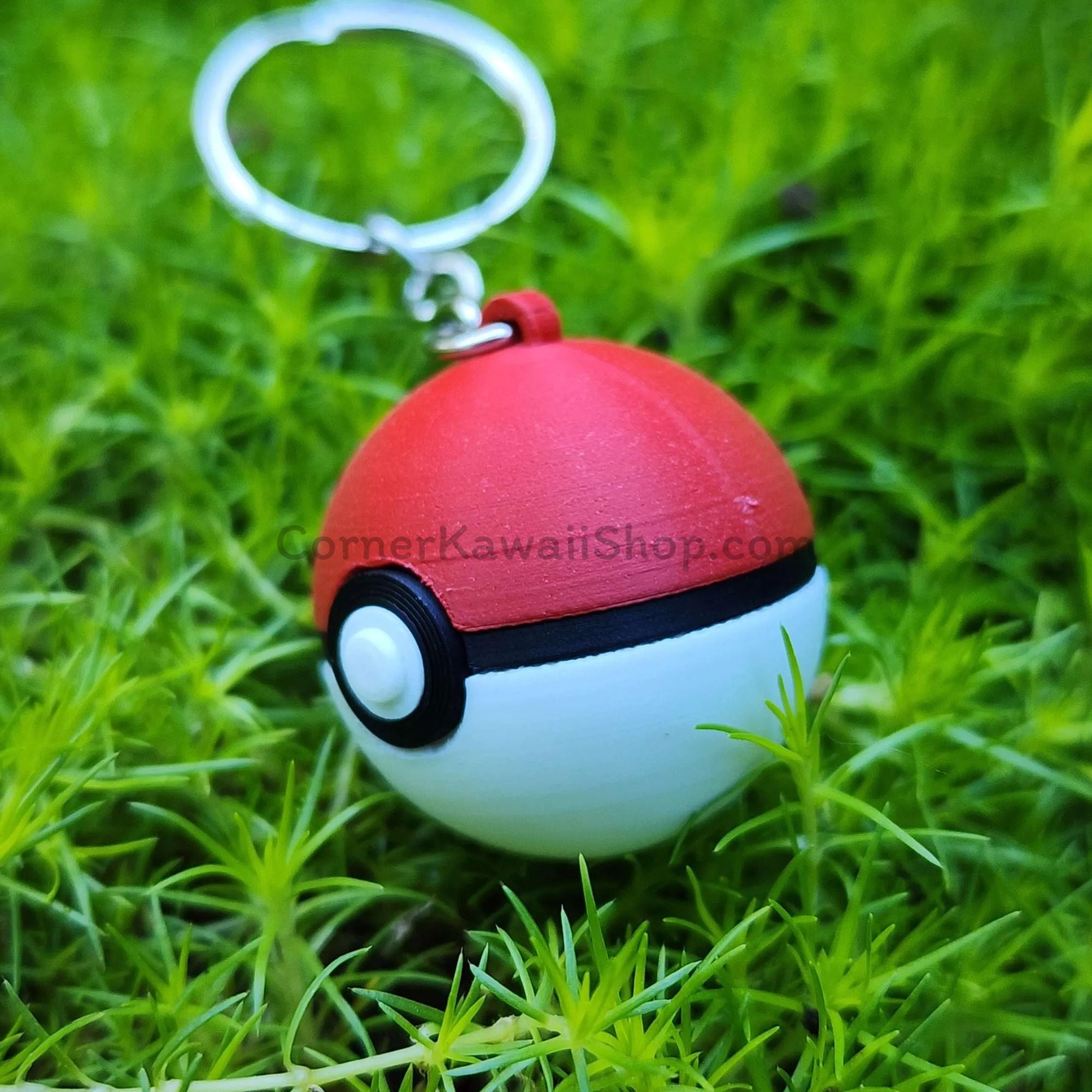 3D Poké Ball Keychain - 1 Inch